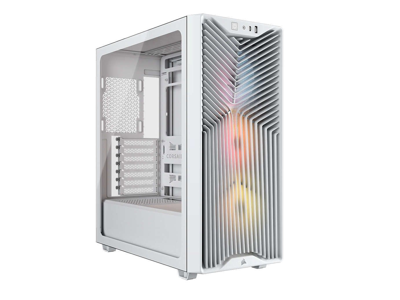 Corsair 3200D RS ARGB White - Kabinet - Miditower - Hvid Kabinet CC-9011345-WW