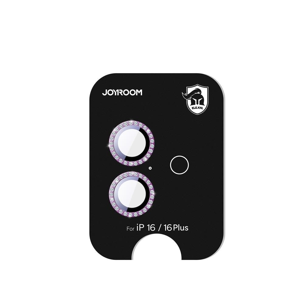 Joyroom JR-MSJ0275 protective glass for iPhone 16/16 Plus lenses - pink Beskyttelsesglas
