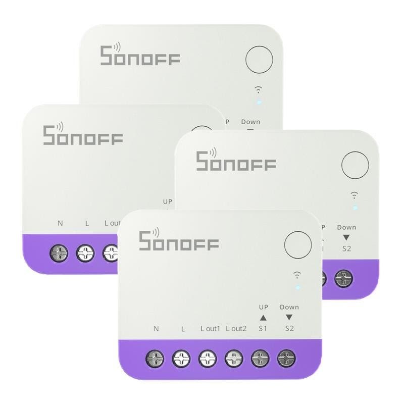 Sonoff MINI-RBS WiFi Smart Mini Roller Shutter Switch 4?pcs Smart Home MINI-RBS -4 pack