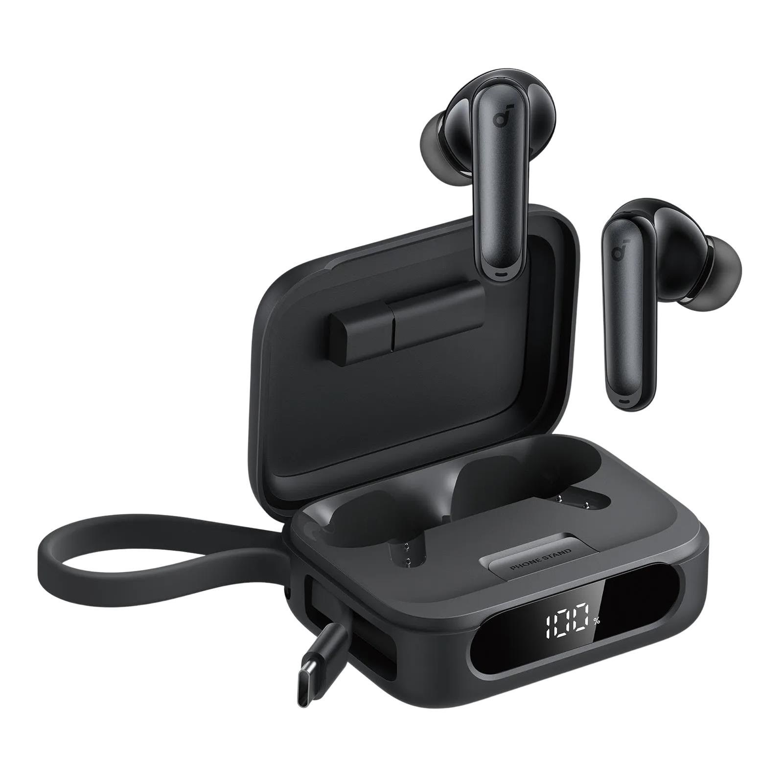 Anker soundcore P41i | Wireless Earbuds with Portable Phone Charger (With Lightning Adapter) - Black Hovedtelefoner Og Headset Sort A3937G12