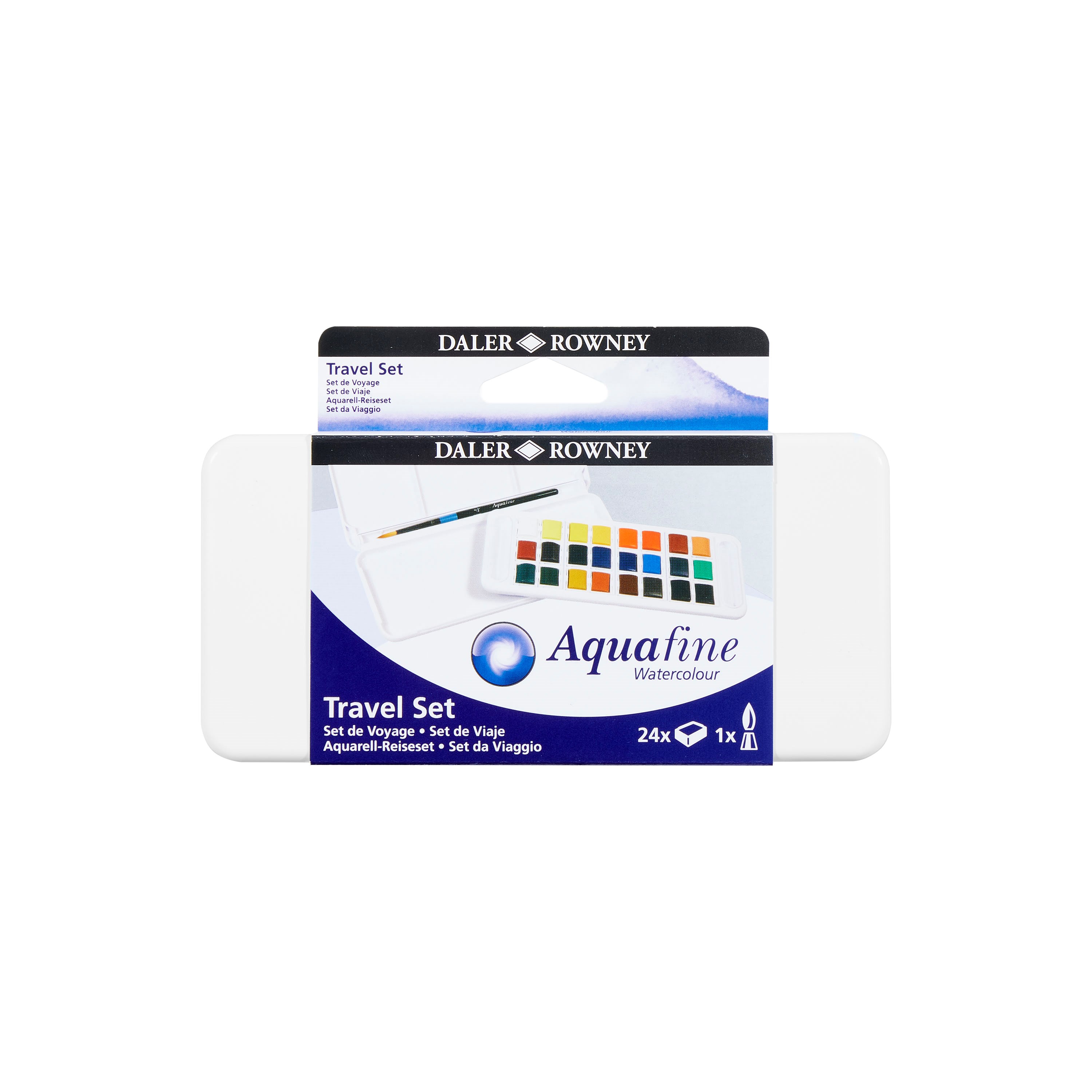 Daler-Rowney Aquafine Watercolour Travel Set 24 col Hobbyartikel 16-131900102