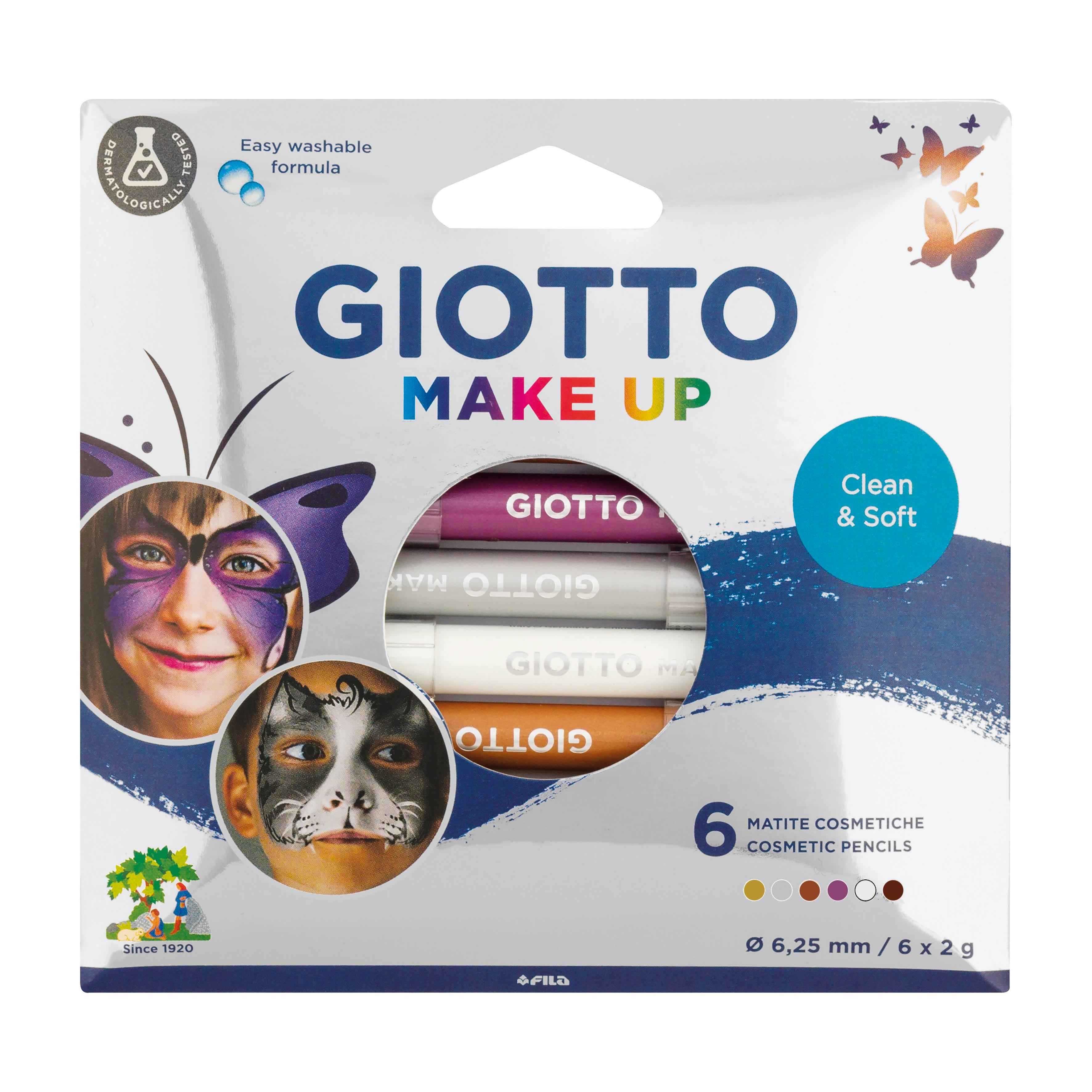 Giotto Make Up Pencils Metallic 6 pcs BL Tegneværktøj 11-474100
