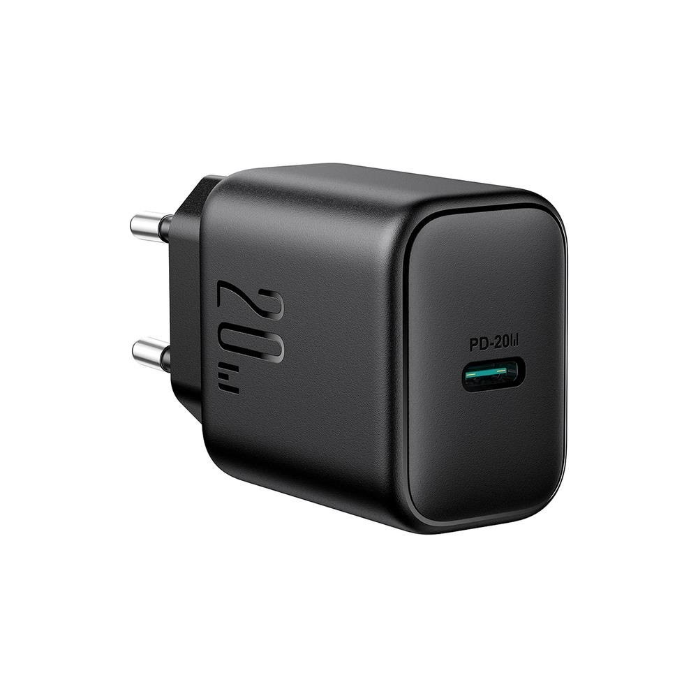 Joyroom JR-TCF20 USB-C PD 20W network charger - black Mobil Oplader JR-TCF20_B