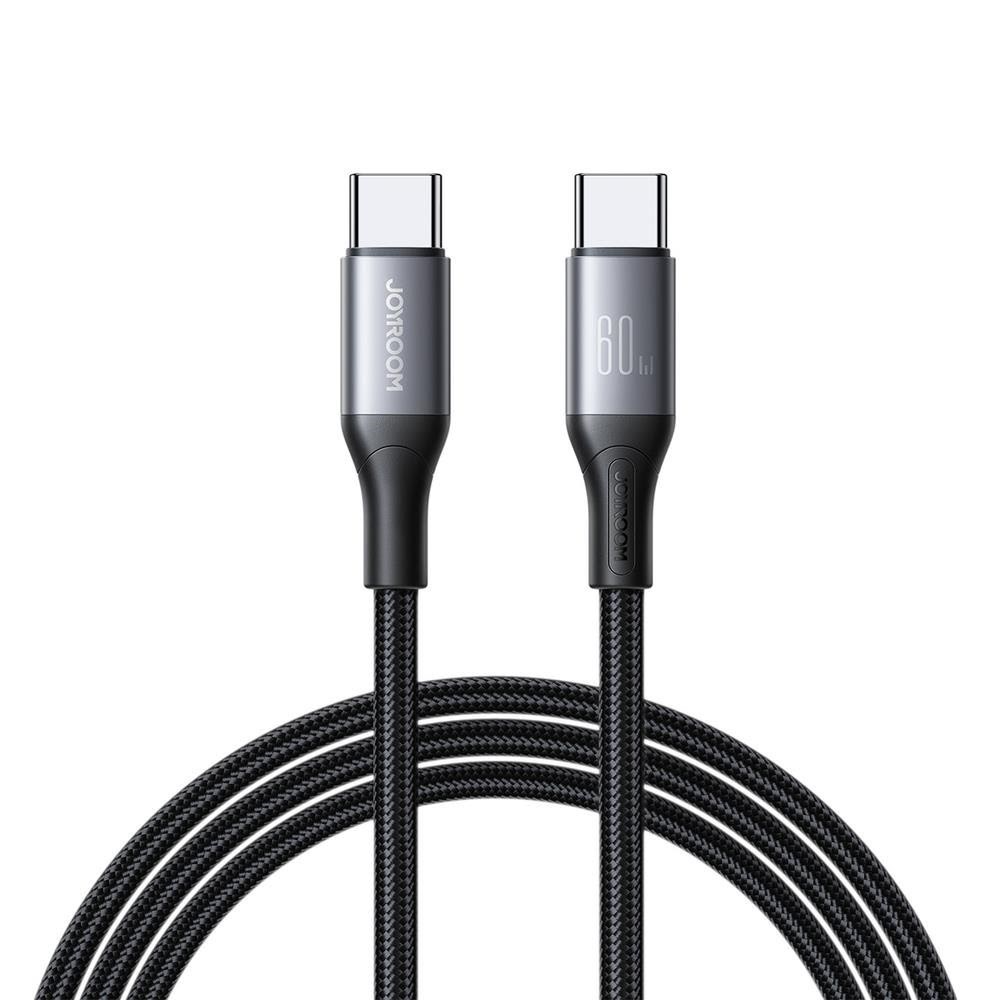 Joyroom S-A28 Flash Series 60W USB-C - USB-C cable 2m - black Usb Kabel Sort S-A28_CCB2
