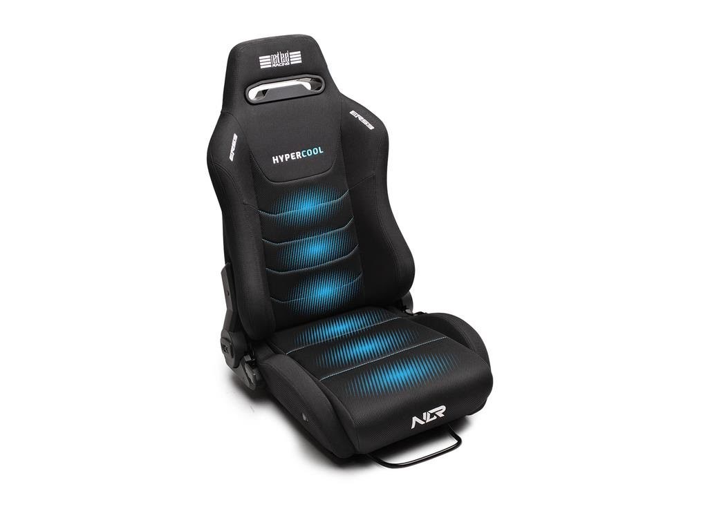 Next Level Racing ERS3 Hypercool Ventilated Sim Racing Seat (Fabric & Mesh) Gamer stols sæde - Sort - Op til 150 kg Gamerstol NLR-E063