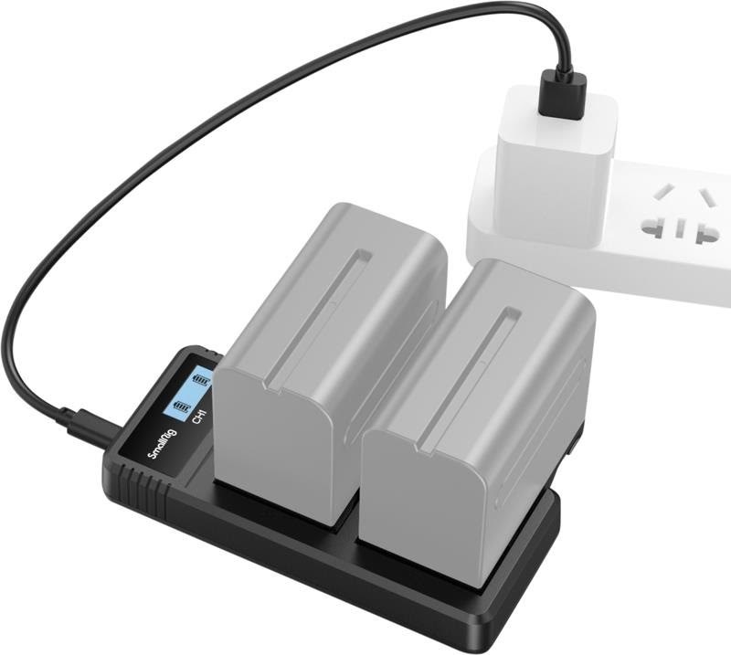 SmallRig 4086 Battery Charger For NP-F970 Batteries Mobil Oplader