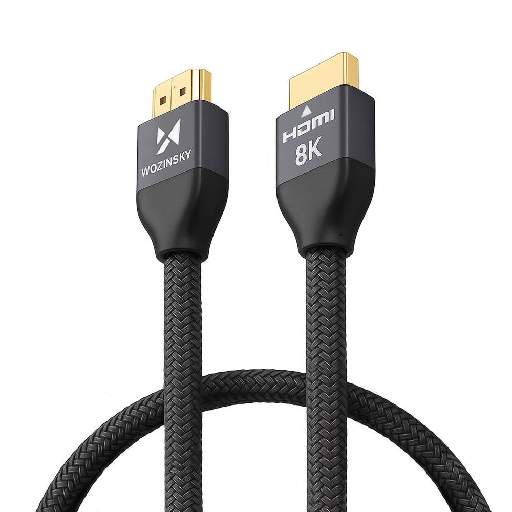 Wozinsky DMI 2.1 Cable 8K 60 Hz 48 Gbps / 4K 120 Hz / 2K 144 Hz 1 m Silver (WHDMI-10)