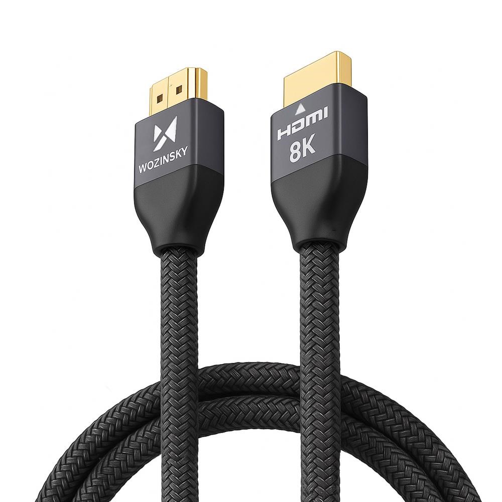Wozinsky HDMI 2.1 Cable 8K 60 Hz 48 Gbps / 4K 120 Hz / 2K 144 Hz 2 m Silver (WHDMI-20) Skærmkabel Sølv 5907769300882