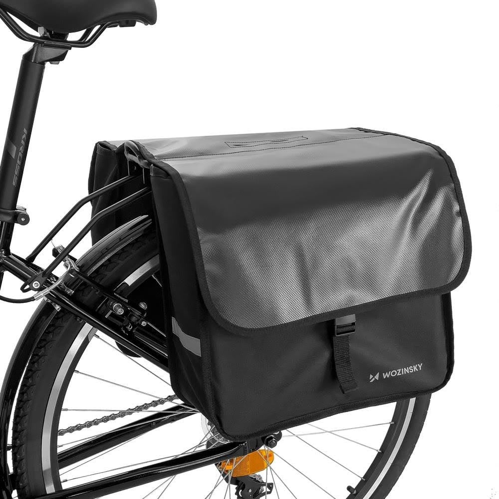 Wozinsky Double Bike Pannier for Trunk 28L Black (WBB34BK) Cykeltilbehoer 5907769301353