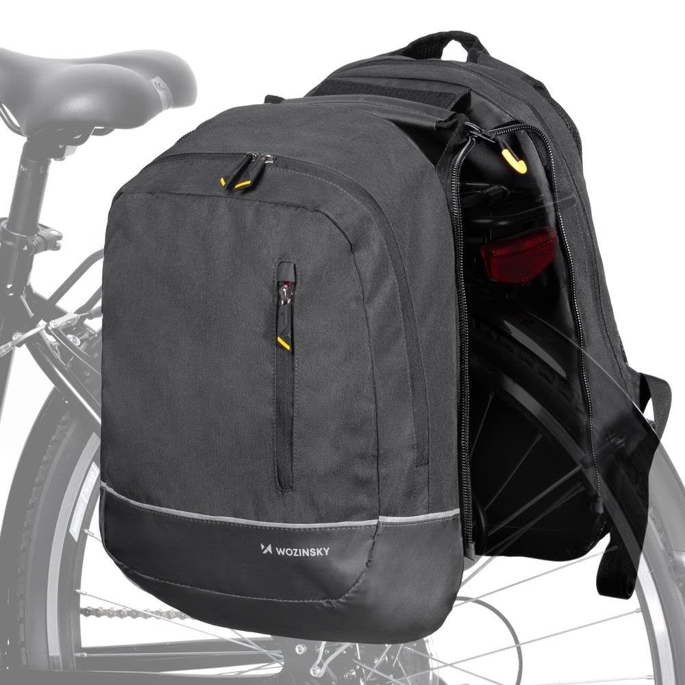 Wozinsky Double Bike Bag Backpack 2in1 30l Black (WBB30BK) Cykeltilbehoer 5907769301414