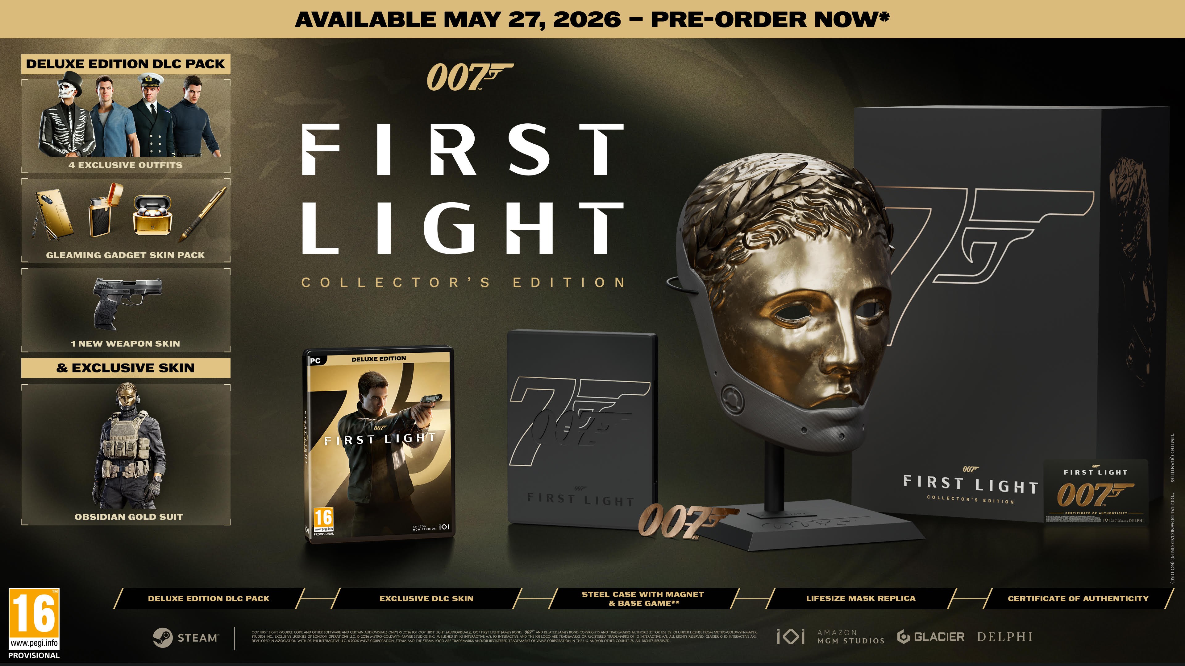 007 First Light (Collector's Edition) - Windows - Action/Adventure Spil 884095225780