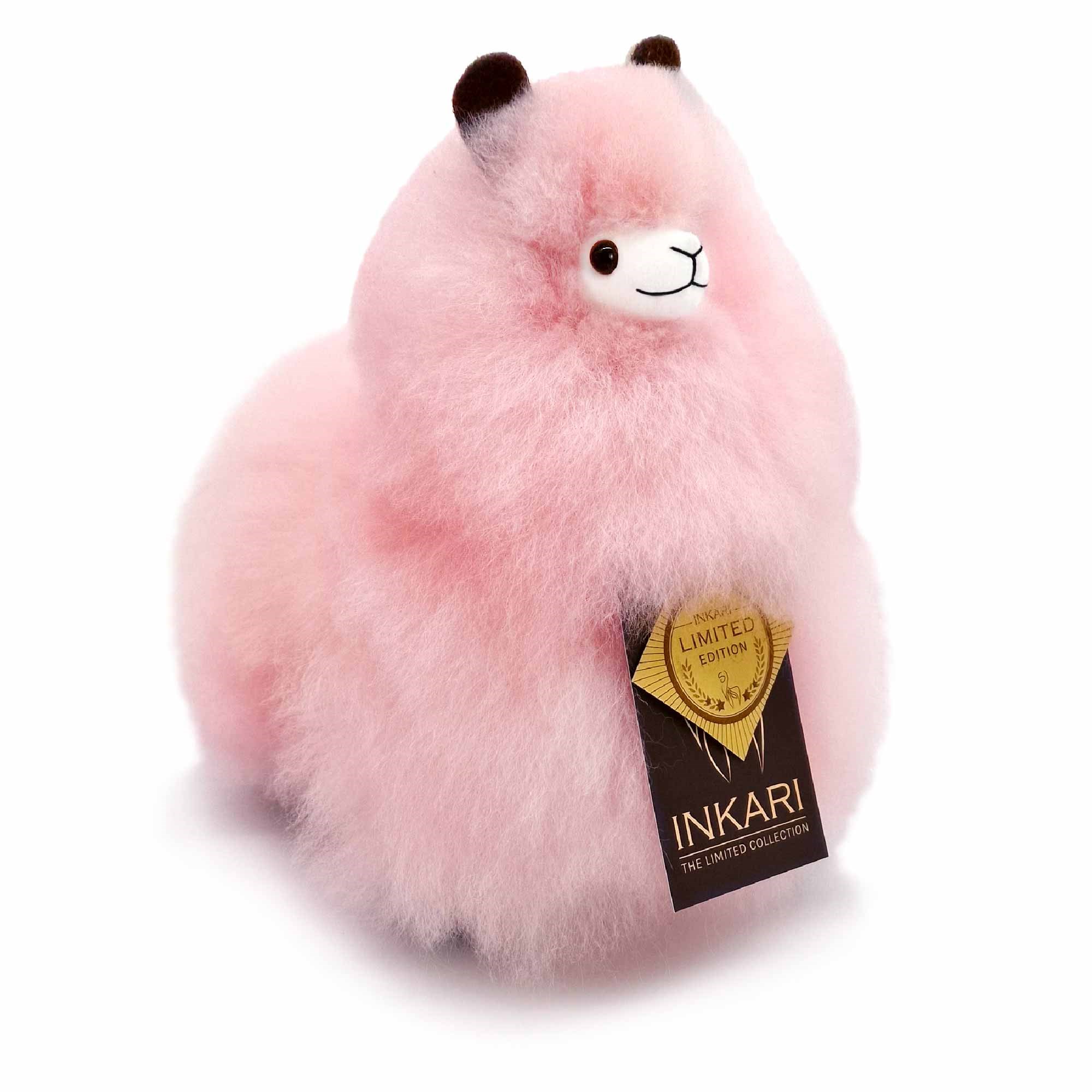 Inkari Alpacas Inkari Alpaca Cotton Candy - Lille Bamser ALPACA_TOY_SMALL_COTTON_CANDY
