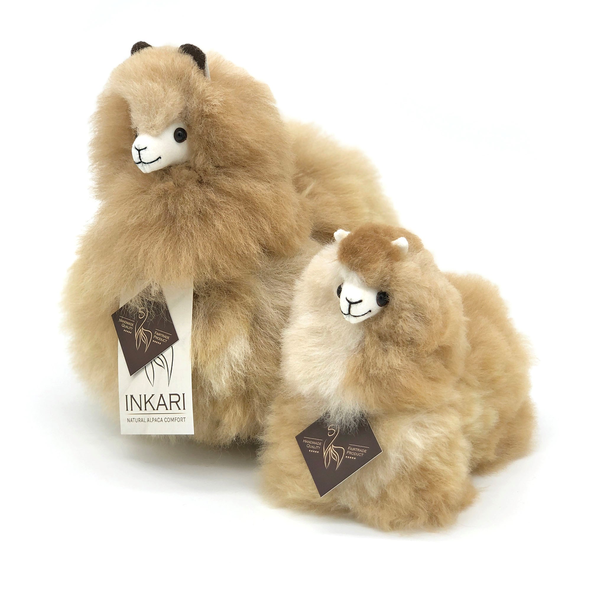 Inkari Alpacas Alpaca Sandstone - Mini Bamser ALPACA_TOY_MINI_SANDSTONE