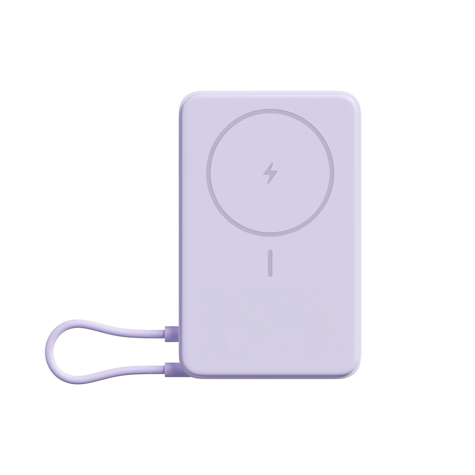 Xiaomi Magnetic Power Bank 10000 with Built-in Stand - Purple - 10000 mAh Powerbank Lilla BHR08PAGL
