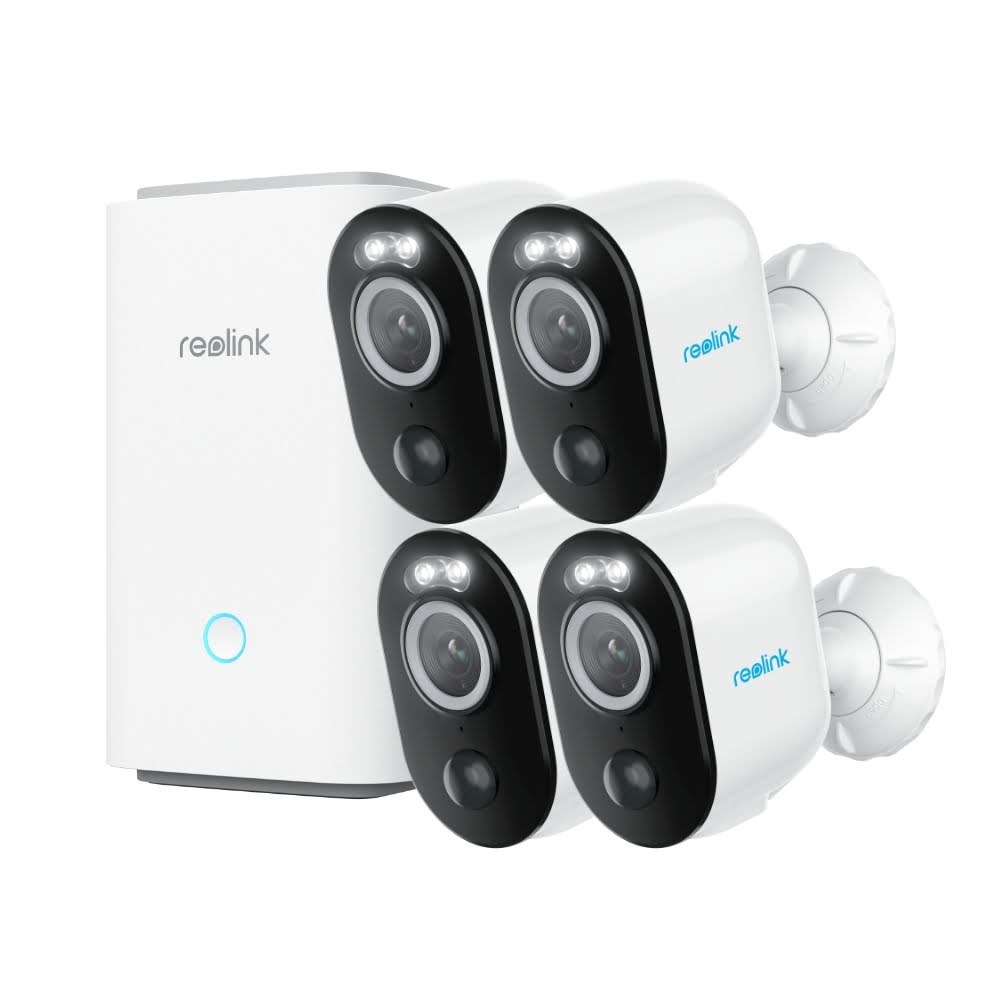 REOLINK Home Hub + 4x Argus 3 Pro 2K | 4 MP | Batteri Smart Home Home Hub with 4x Argus 3 Pro
