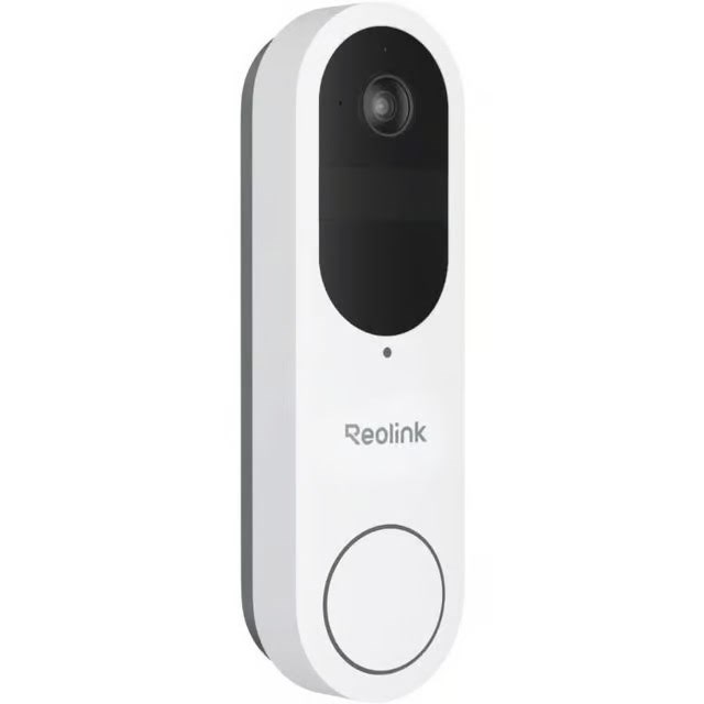 REOLINK Video-dørklokke WiFi - Hvid, 2K | 4 MP | Kablet Smart Home DB2K03W