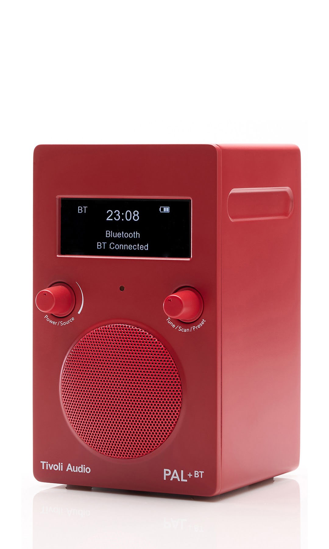 Tivoli Audio PAL+ BT - Rød - DAB/DAB+/DMB/FM - Mono Radio PPBT3-3048-UNL