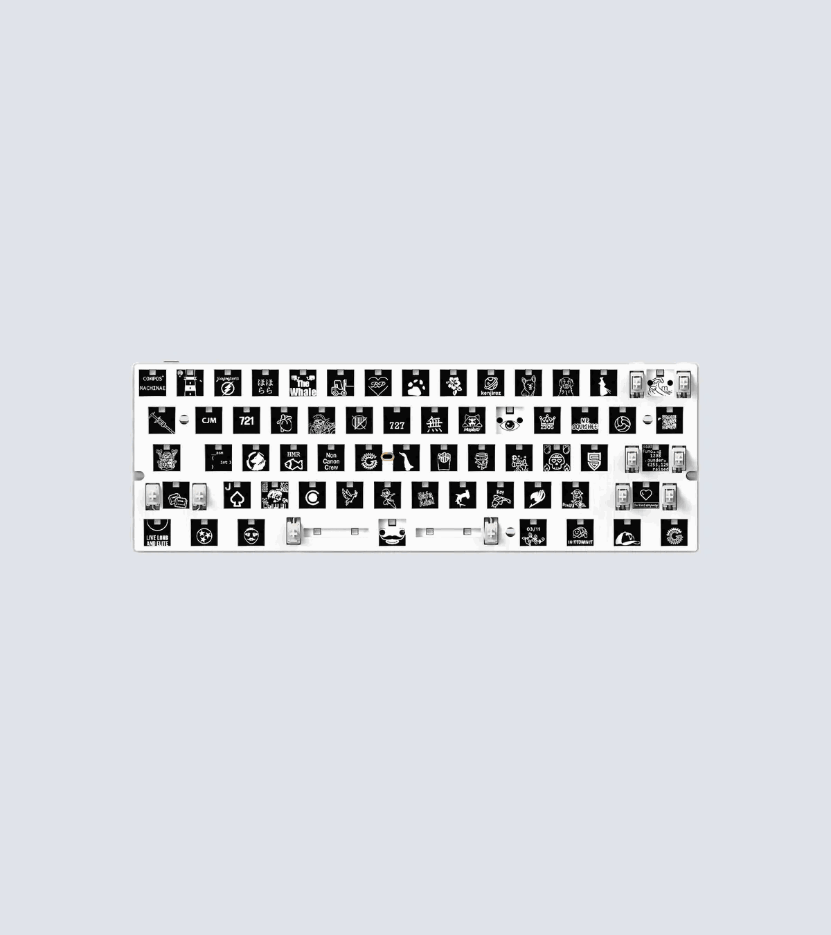 Wooting 60HE v2 Module - Keyboard Module - ANSI Tastatur WK3C-ANS-N00-M1