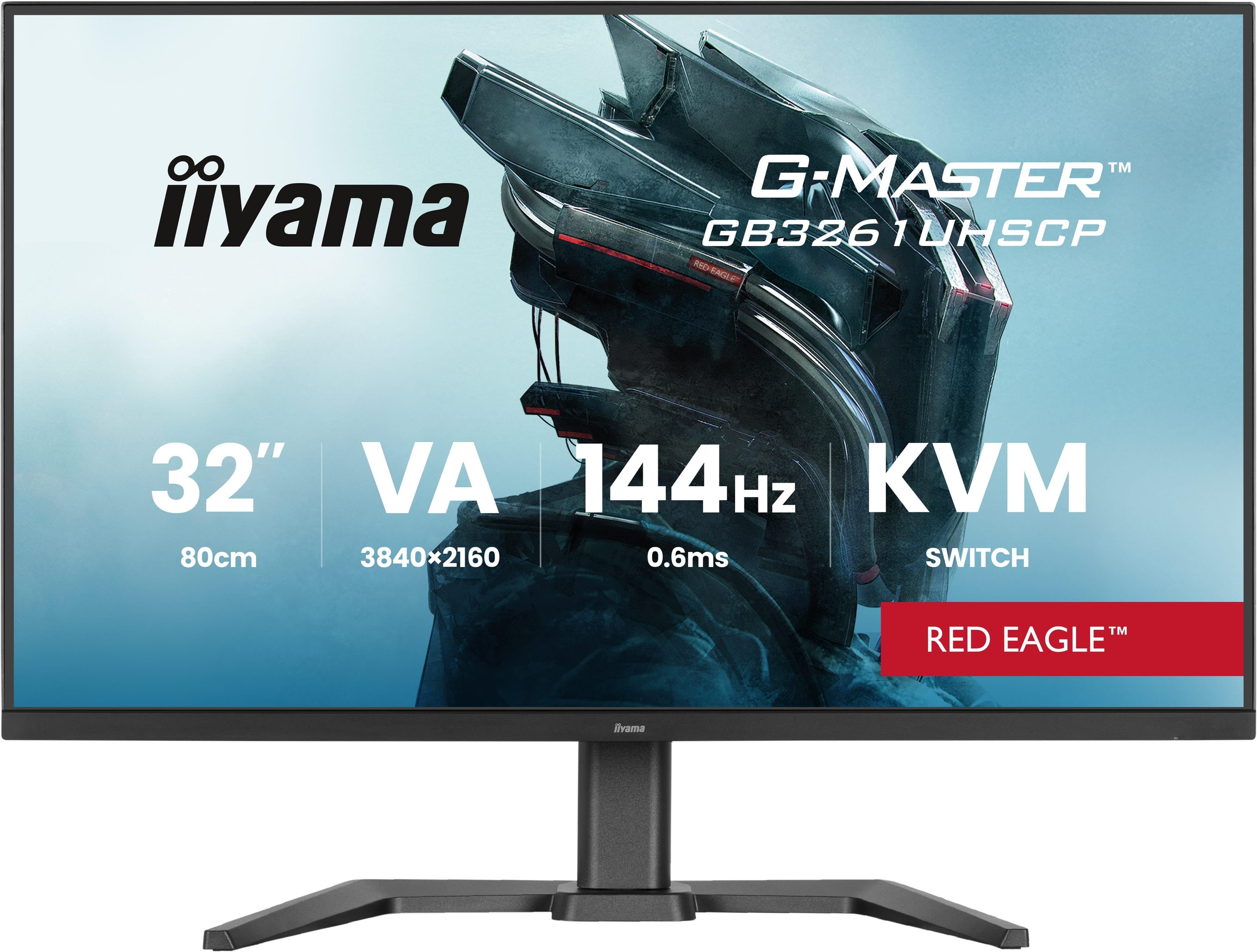 32" iiyama G-MASTER Red Eagle GB3261UHSCP-B1 - LED monitor - 4K - 32" - HDR Computerskærm Black