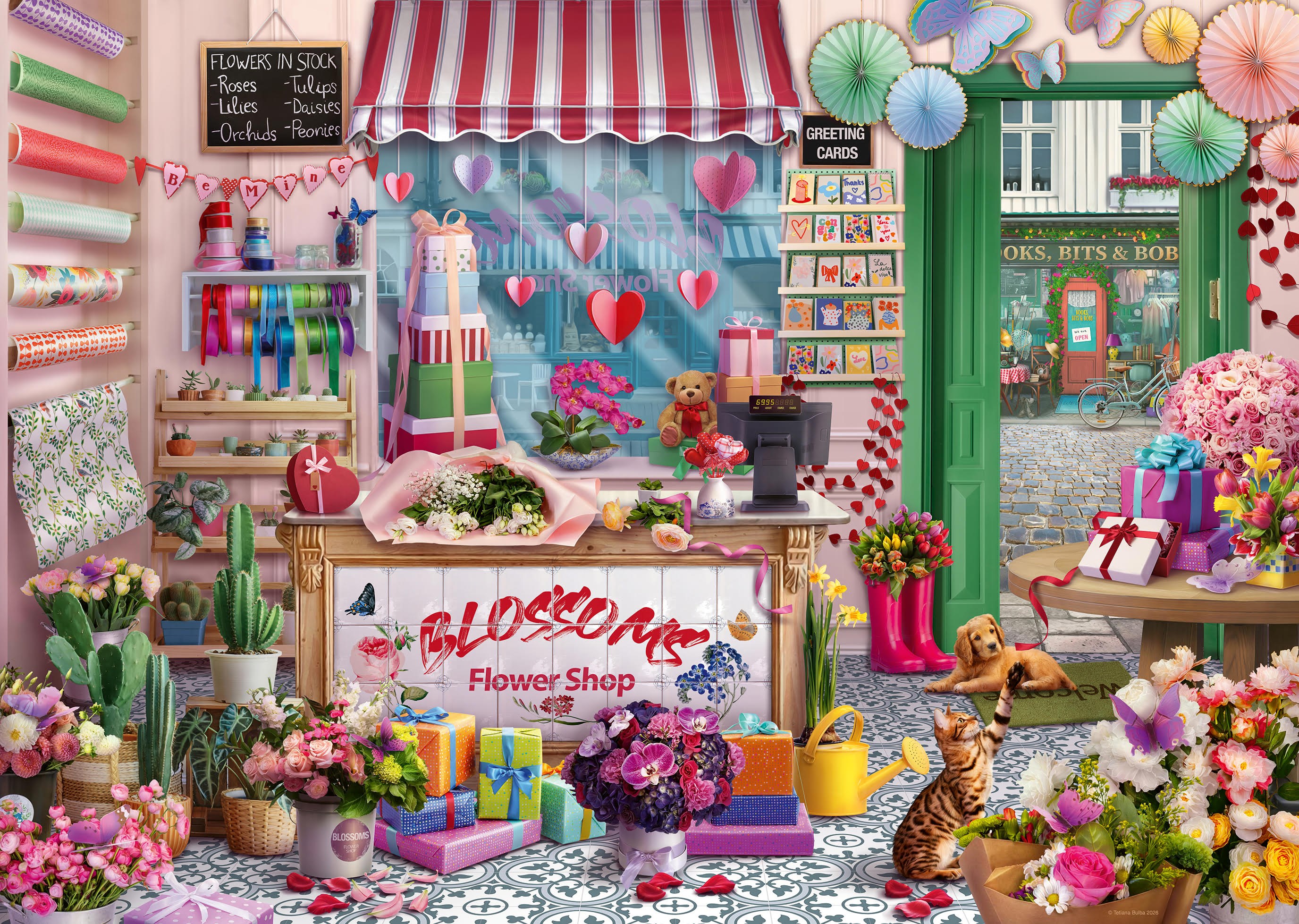 Ravensburger Blossoms Flower Shop (1000) Puslespil 12001727