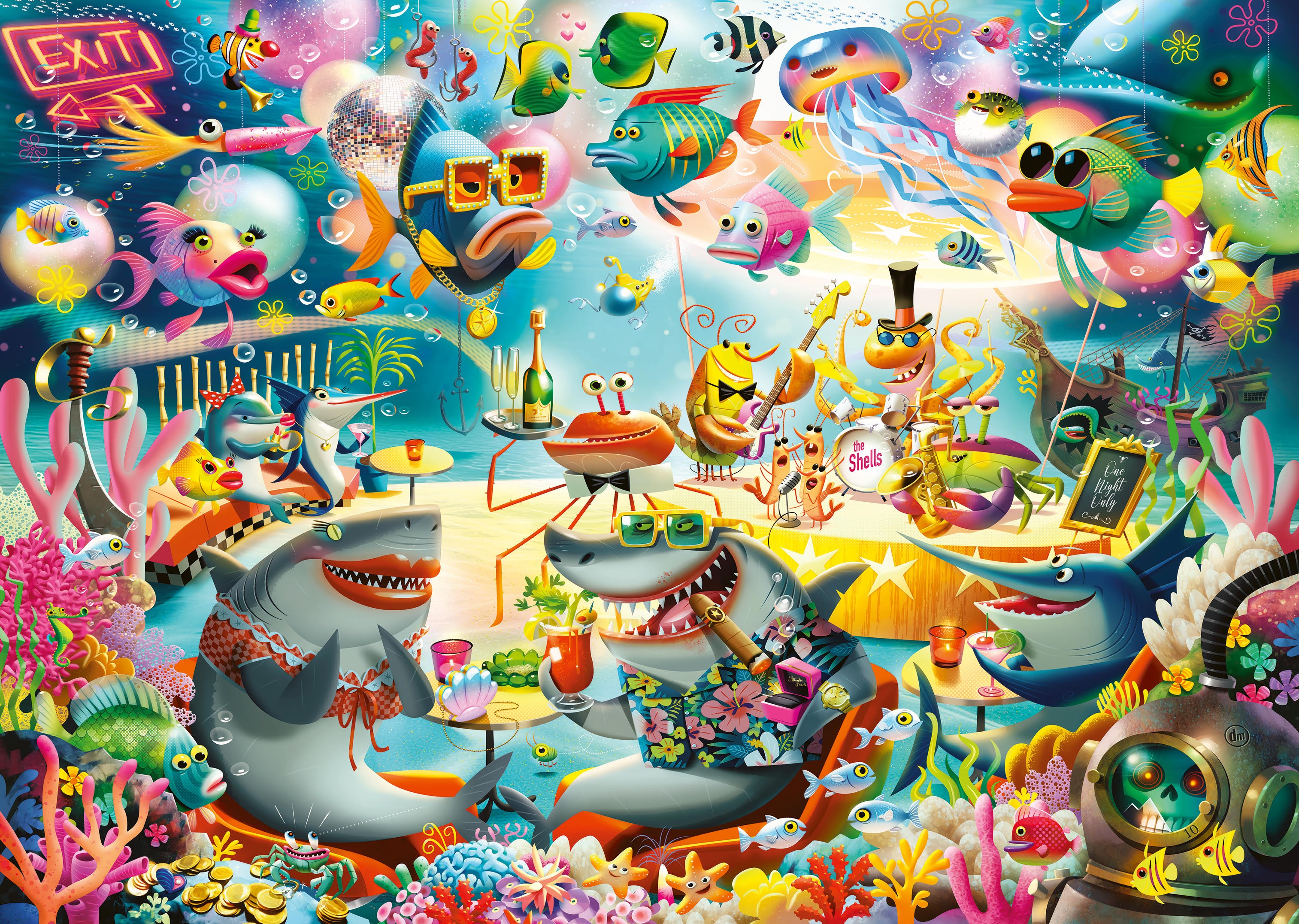 Ravensburger Ocean Lounge (1000) Puslespil 12001886