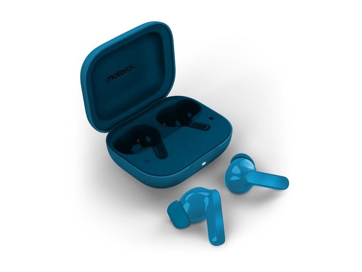 Motorola moto buds BASS - Pantone Blue Jewel Hovedtelefoner Og Headset Blå PG38C07950