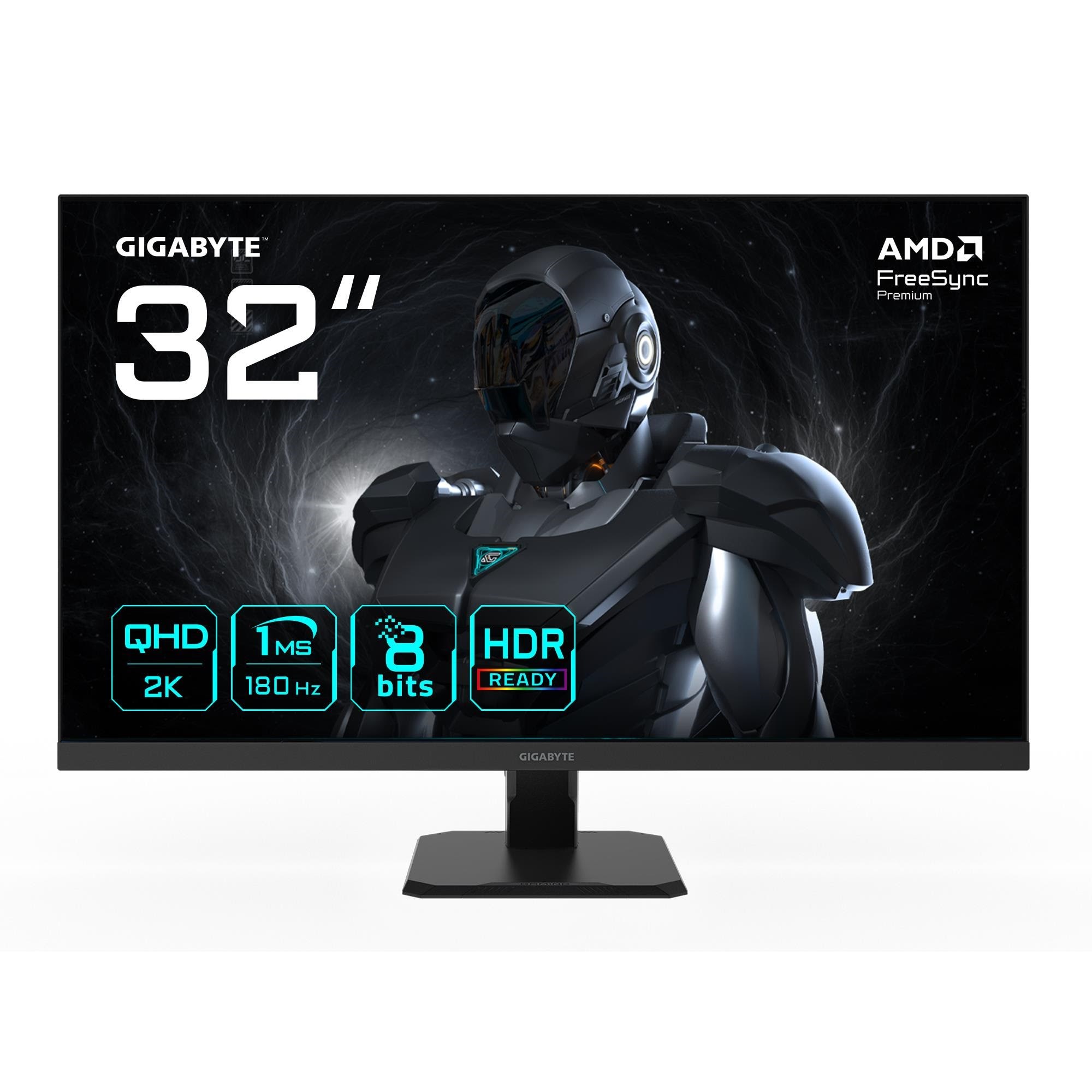32" GIGABYTE GS32QA - 2560x1440 (QHD) - 180Hz - IPS Computerskærm Black