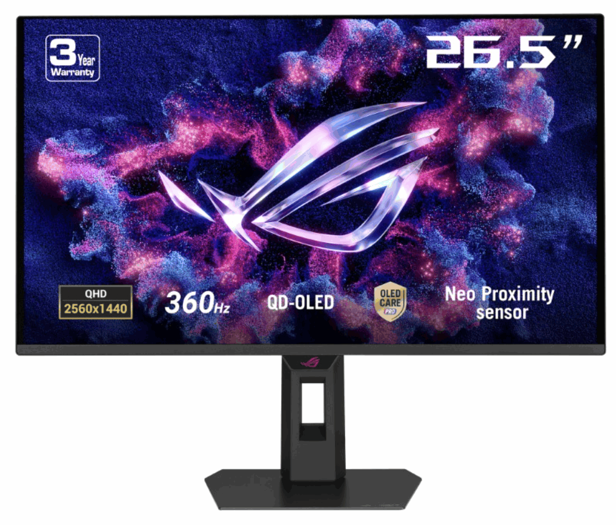 26.5" ASUS ROG Strix OLED XG27AQDNG - 2560x1440 - 360Hz - QD-OLED Computerskærm Black 90LM0CH0-B01971