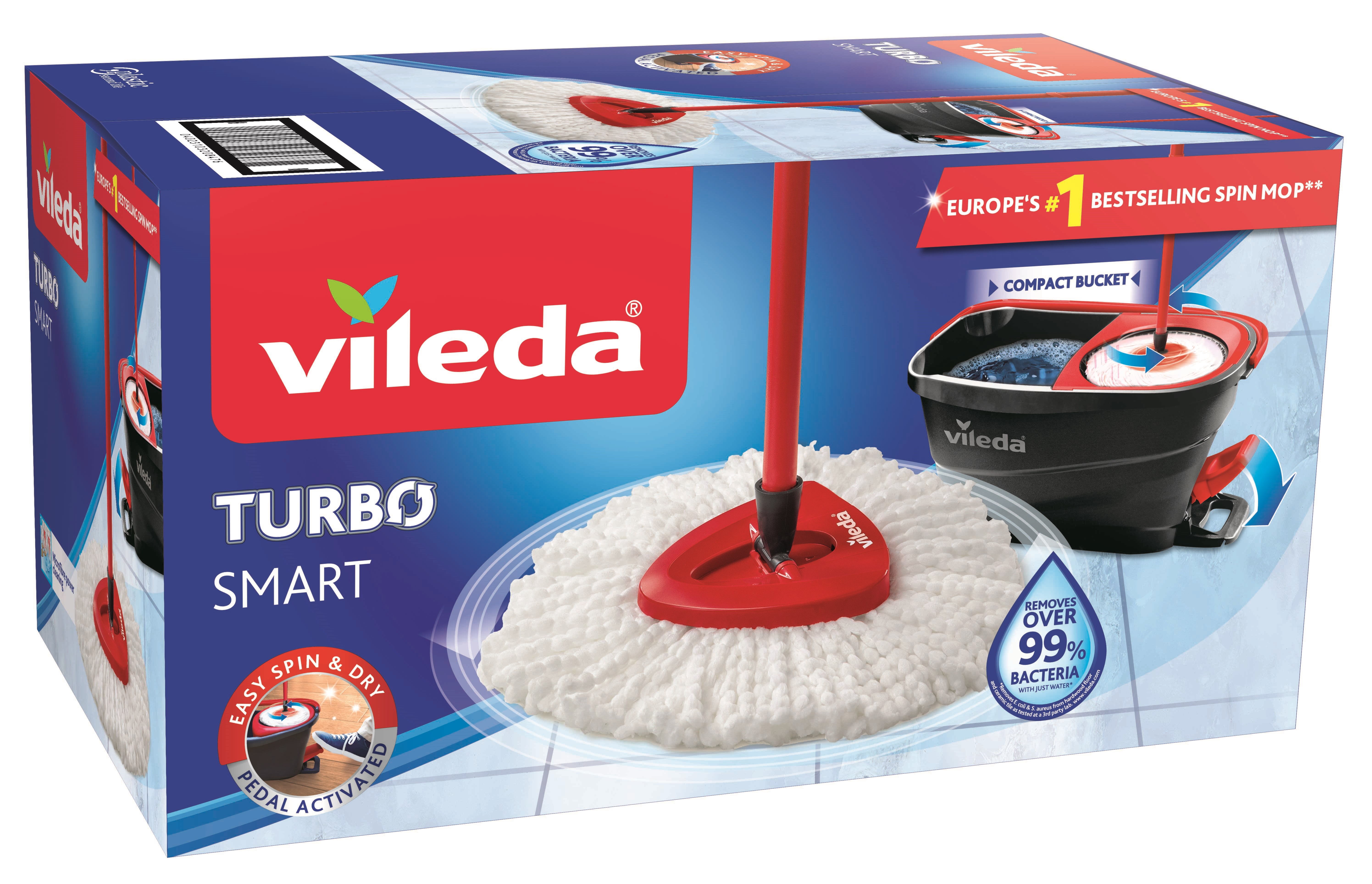 Vileda Turbo Smart Rengøring 4023103208476