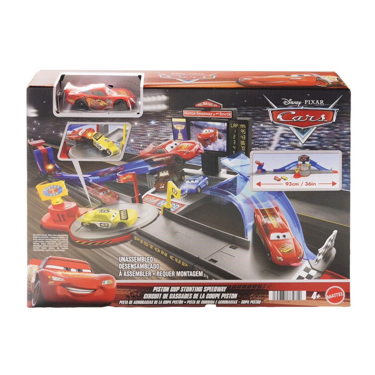 Cars Pixar Piston Cup Stunt Trackset Legetøjsbil 966-2601