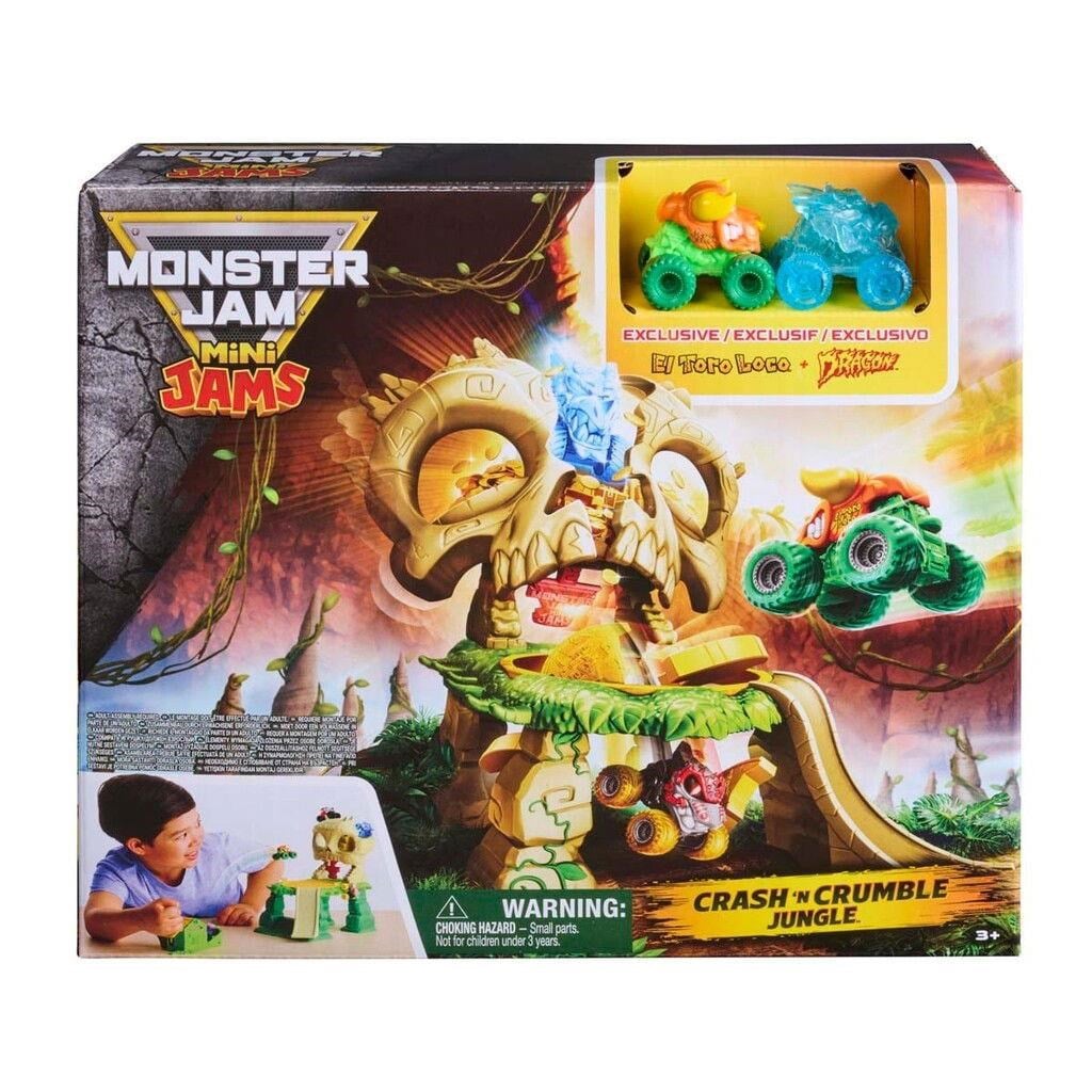 Monster Jam Mini Jams Jungle Playset Legetøjsbil 6074433