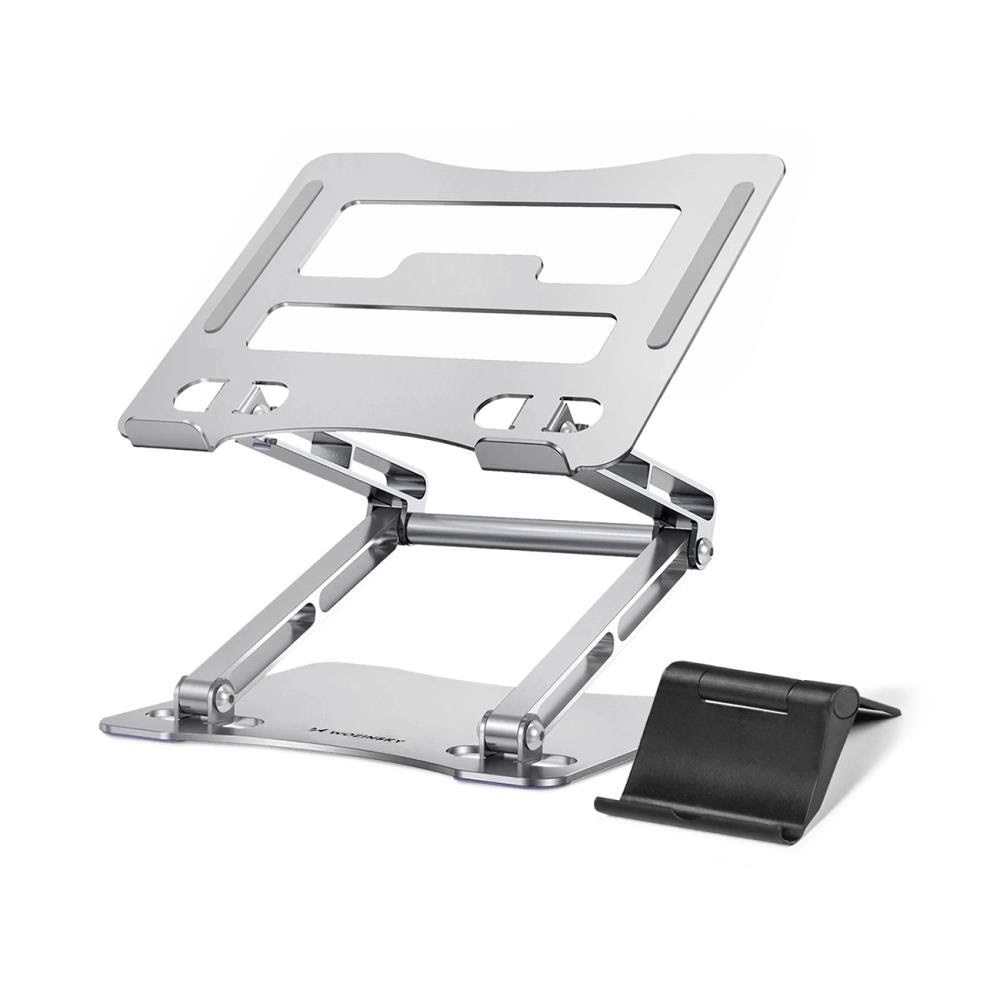 Wozinsky WRS-CPY75DSS Aluminum Laptop and Tablet Stand + Smartphone Stand - Silver Tablet Tilbehør 5907769364631