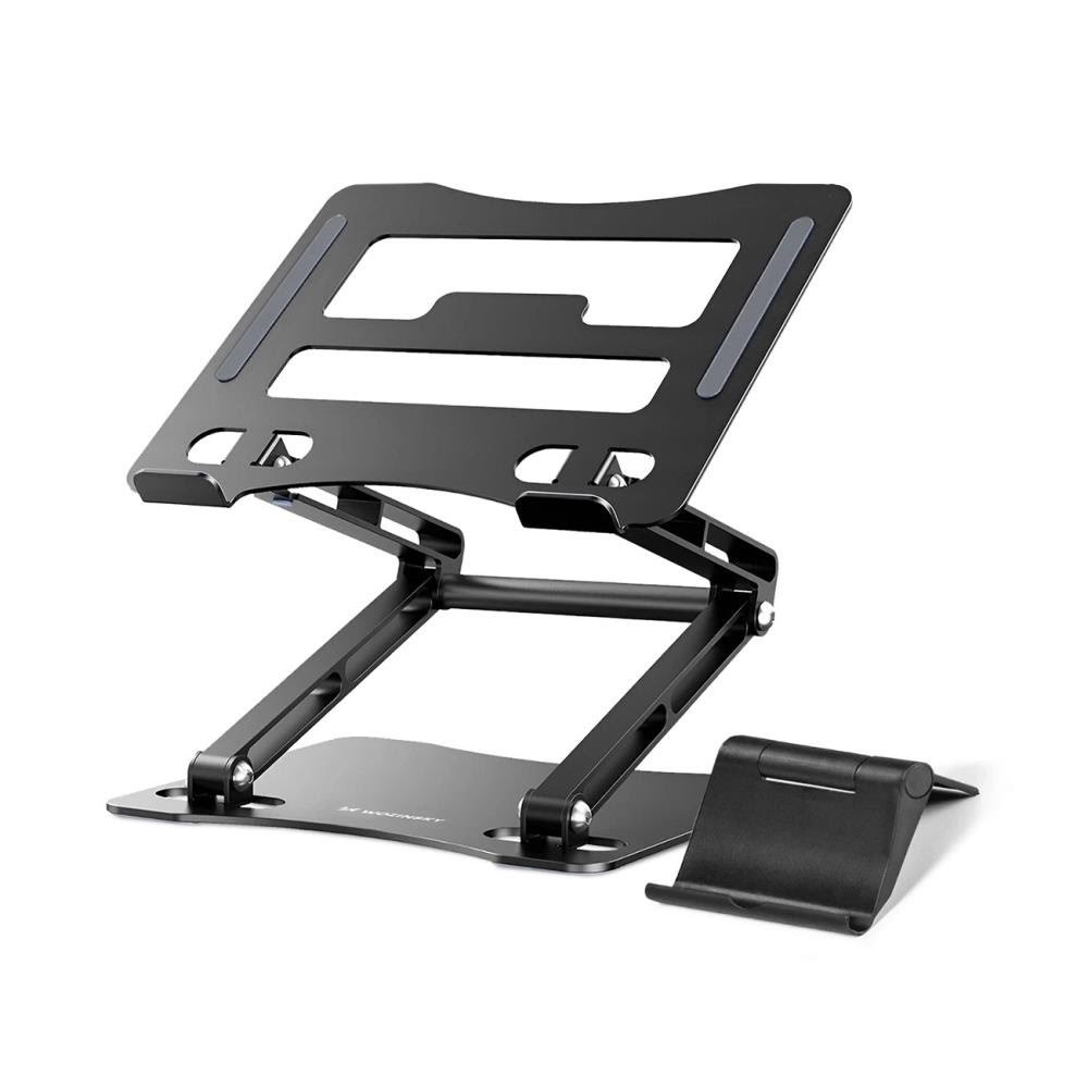 Wozinsky WRS-CPY75DSB Aluminum Laptop and Tablet Stand + Smartphone Stand - Black Tablet Tilbehør 5907769364624
