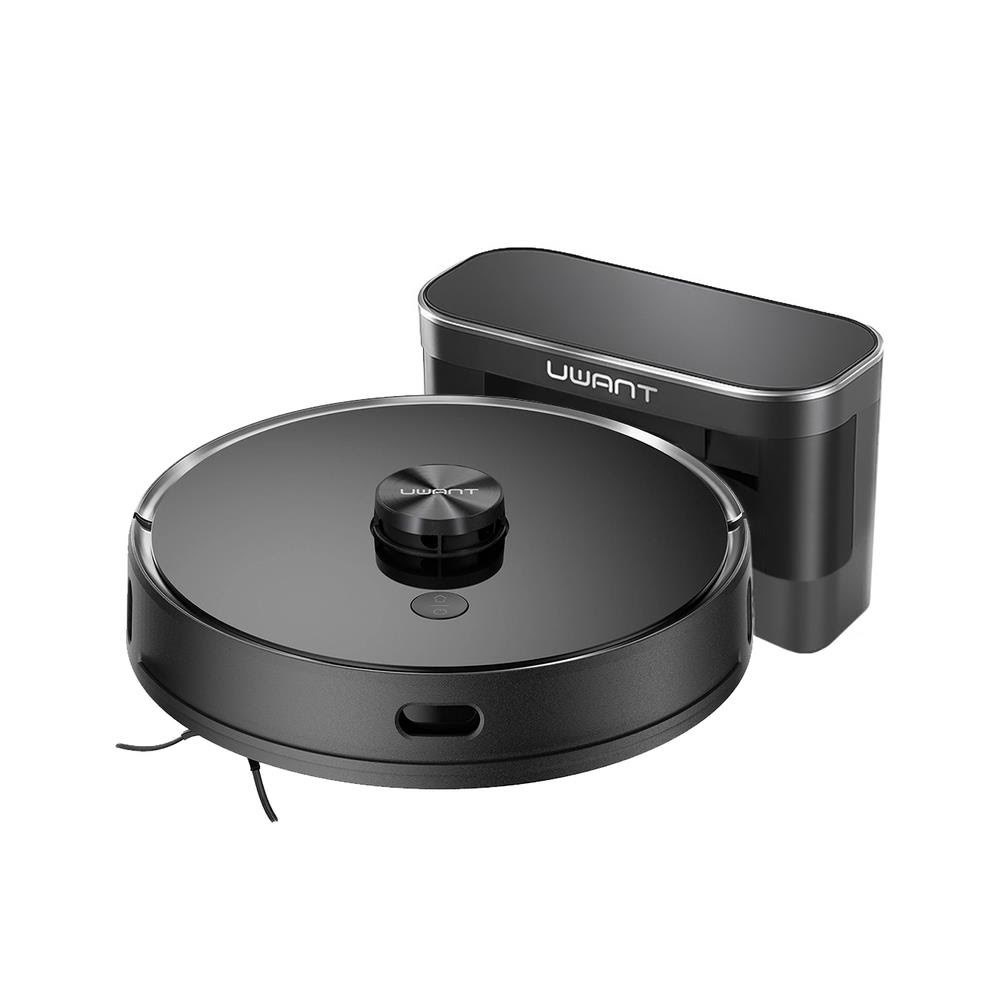 UWANT Robotstøvsuger U100 Lite Robot Vacuum Cleaner with Mop Function + Charging Station - Grey