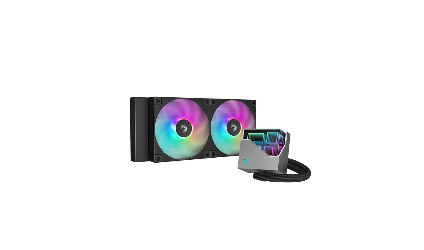 DeepCool LT240 ARGB - CPU Vandkøling Cpu Køler Sort R-LT240-BKAMNC-G-1