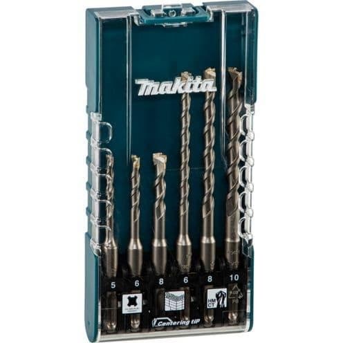 Makita E-15730 SDS-Plus drill set 6 pieces Bor Og Bits