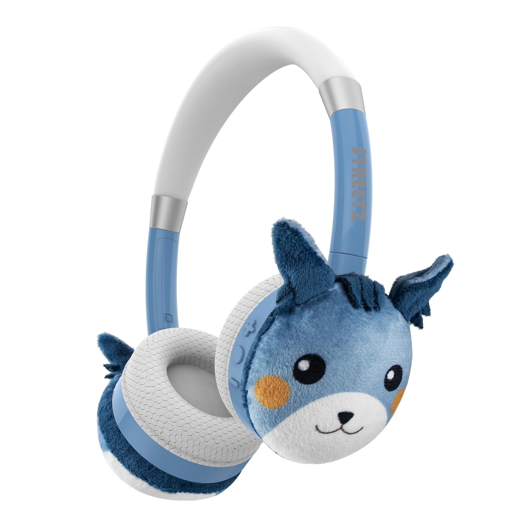 STREETZ BT20 - headphones with mic Hovedtelefoner Og Headset BT20-BLU