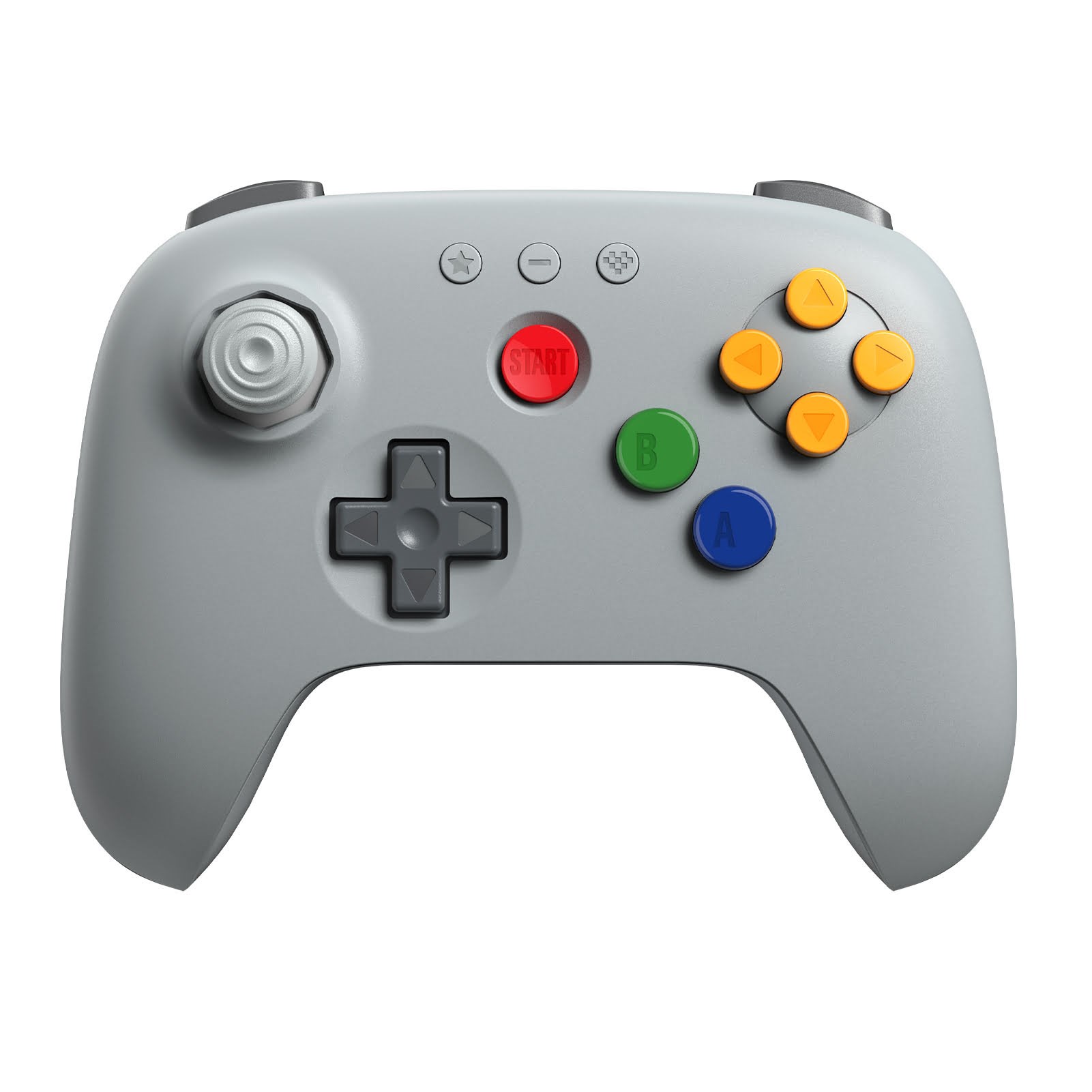 8BitDo 64 Bluetooth - Classic Grey - PC - Switch 1 & 2 - Wireless Controller - Android