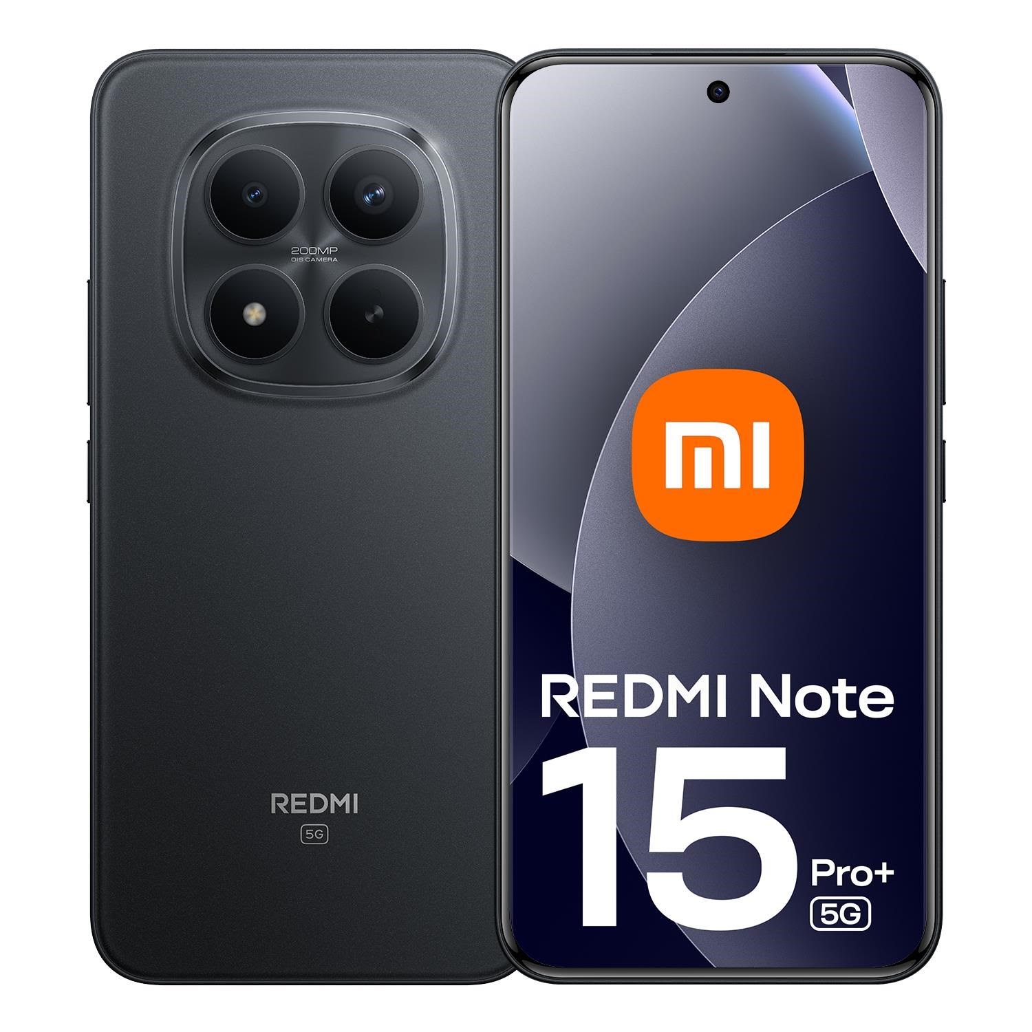 Xiaomi Redmi Note 15 Pro+ 256GB/8GB - Black Mobiltelefon Sort MZB0MI4EU