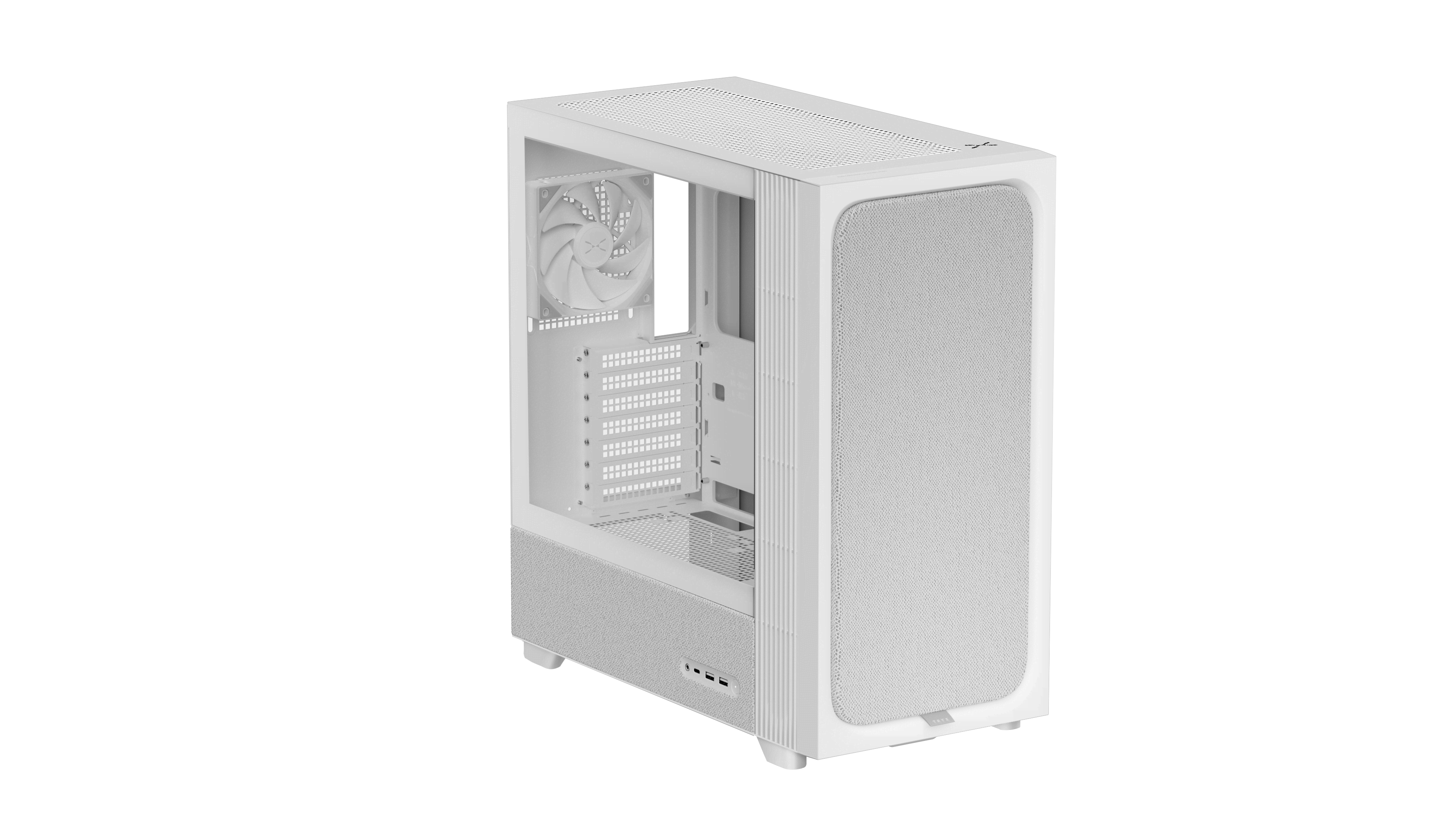 Tryx FLOVA F50 White - Kabinet - Miditower - Hvid Kabinet C-F500F-FM1E-G0W