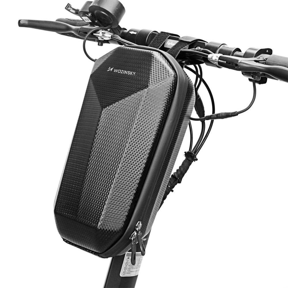 Wozinsky Waterproof Scooter Handlebar Bag Scooter Bag 4L Black (WSB2BK)