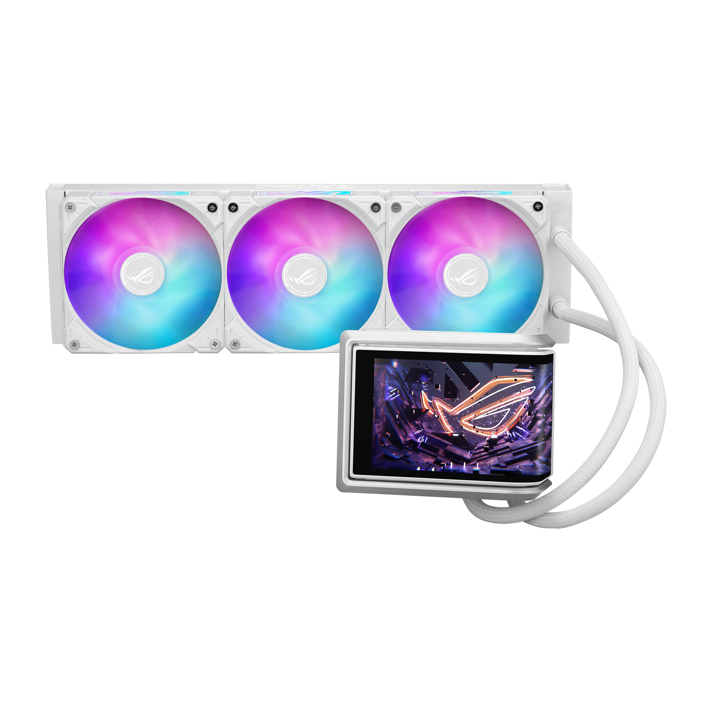 ASUS ROG RYUO IV 360 ARGB WHITE - CPU Vandkøling - Max 30 dBA Cpu Køler Sort med RGB lys 90RC01N2-B0EAY0
