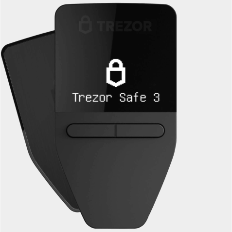 TREZOR Safe 3 - Cosmic Black Mobil Tilbehør SLATS3CB0B1100