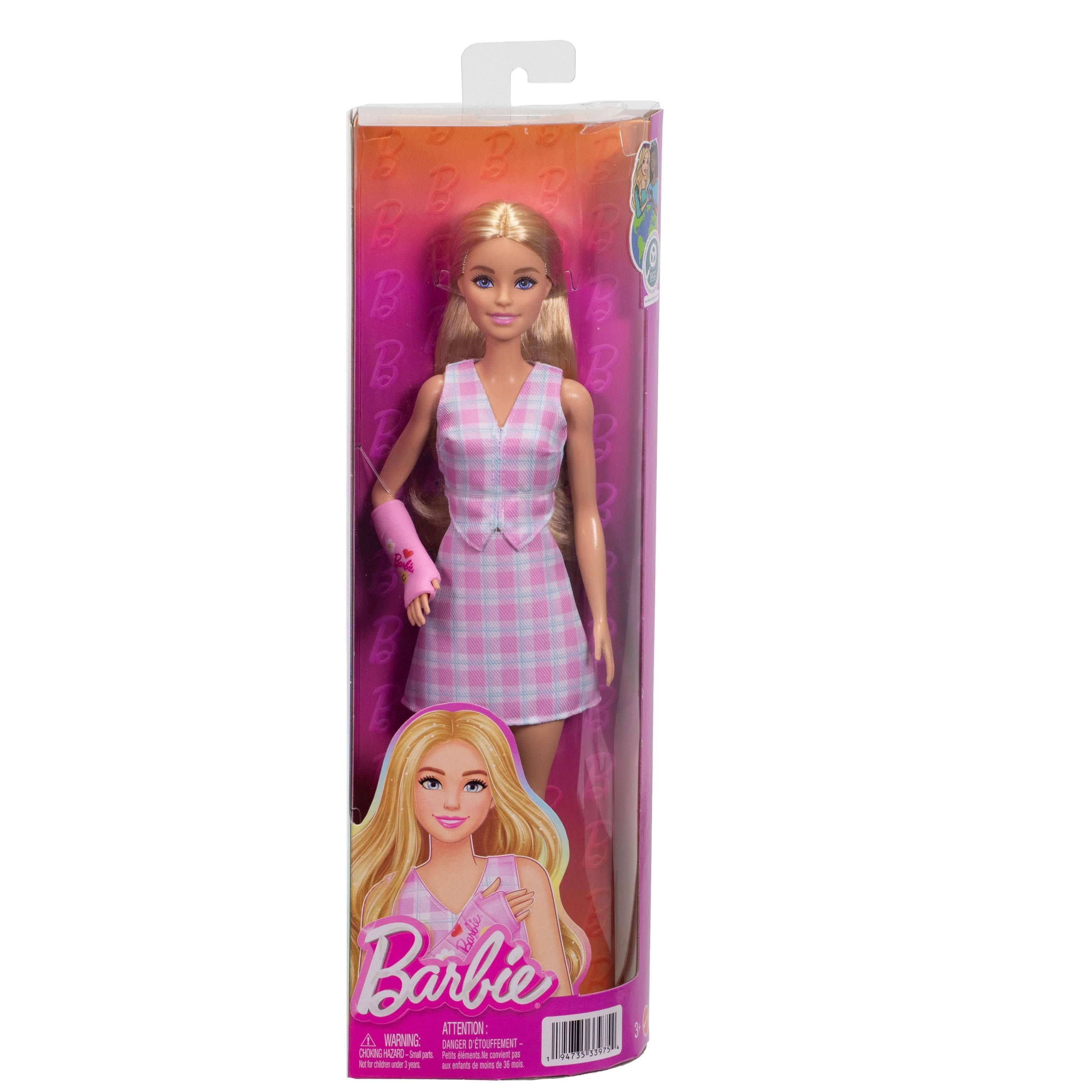 Barbie Fashionista Dukke Pink Tern Blond mGips Dukker Og Dukketilbehoer JJN56