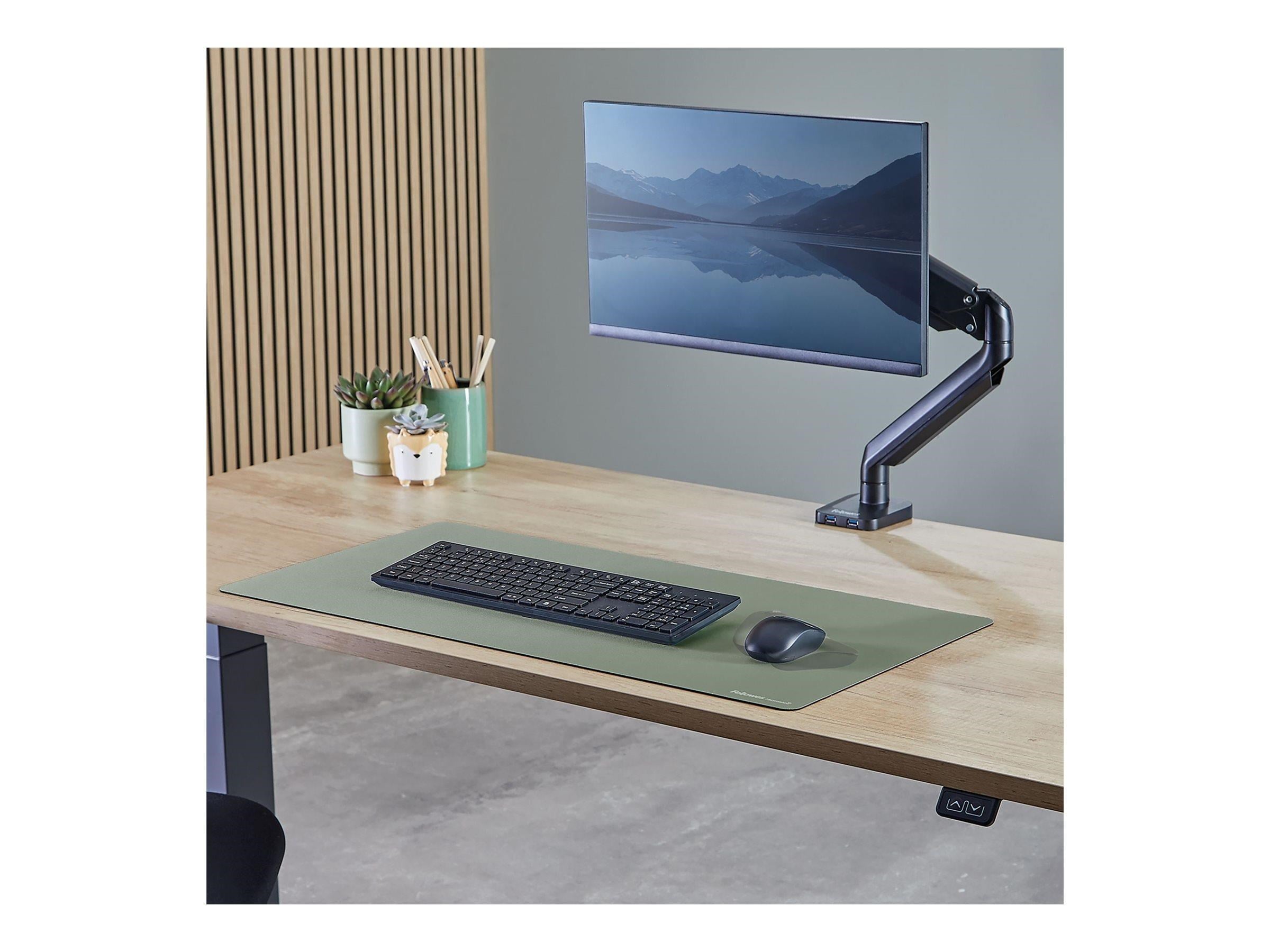 Fellowes Breyta desk mat - 80 x 40 cm - rubber - sage Musemåtte Grøn 100139323