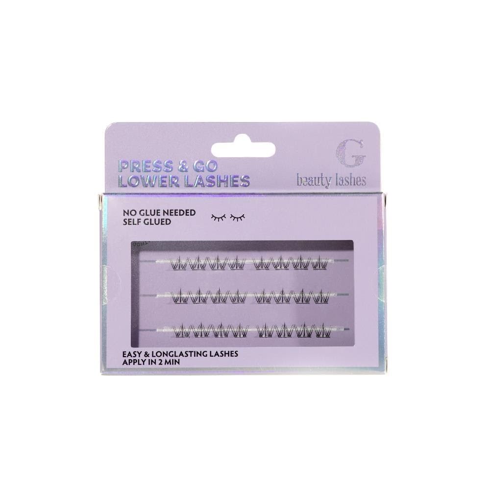 G Beauty Lashes Press & Go lower lashes Bold Makeup GBL-BLD