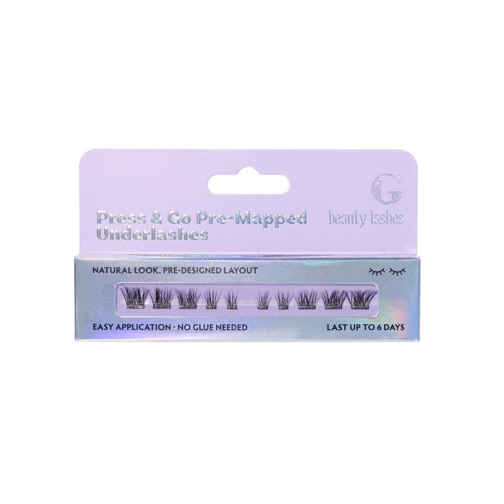 G Beauty Lashes Press & Go pre-mapped Underlashes - Bliss Makeup GBL-BLIS