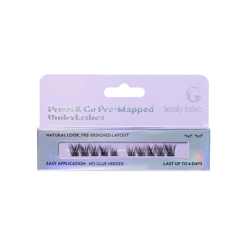 G Beauty Lashes Press & Go pre-mapped Underlashes - Blush Makeup GBL-BLUS