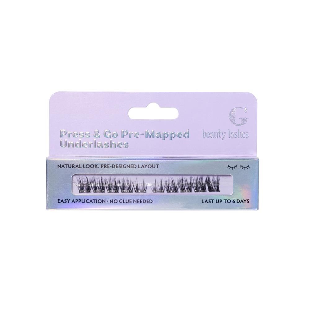 G Beauty Lashes Press & Go pre-mapped Underlashes - Charm Makeup GBL-CHAR