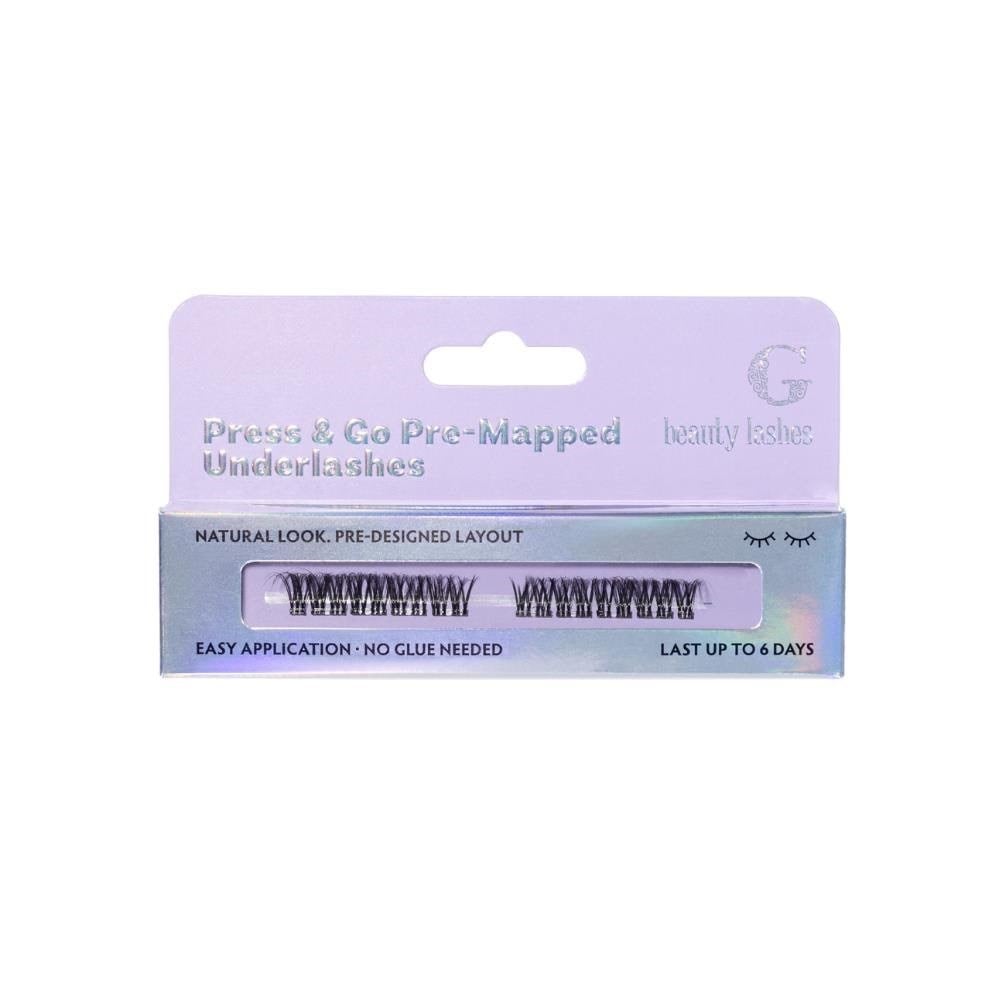 G Beauty Lashes Press & Go pre-mapped Underlashes - Fever Makeup GBL-FEVR